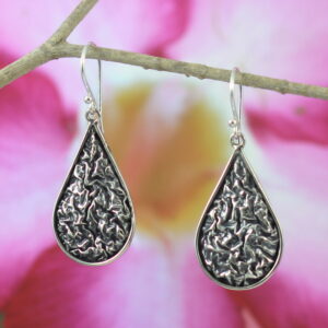 Anting Perak Asli Bejek Tetes E834 - Gambar 2