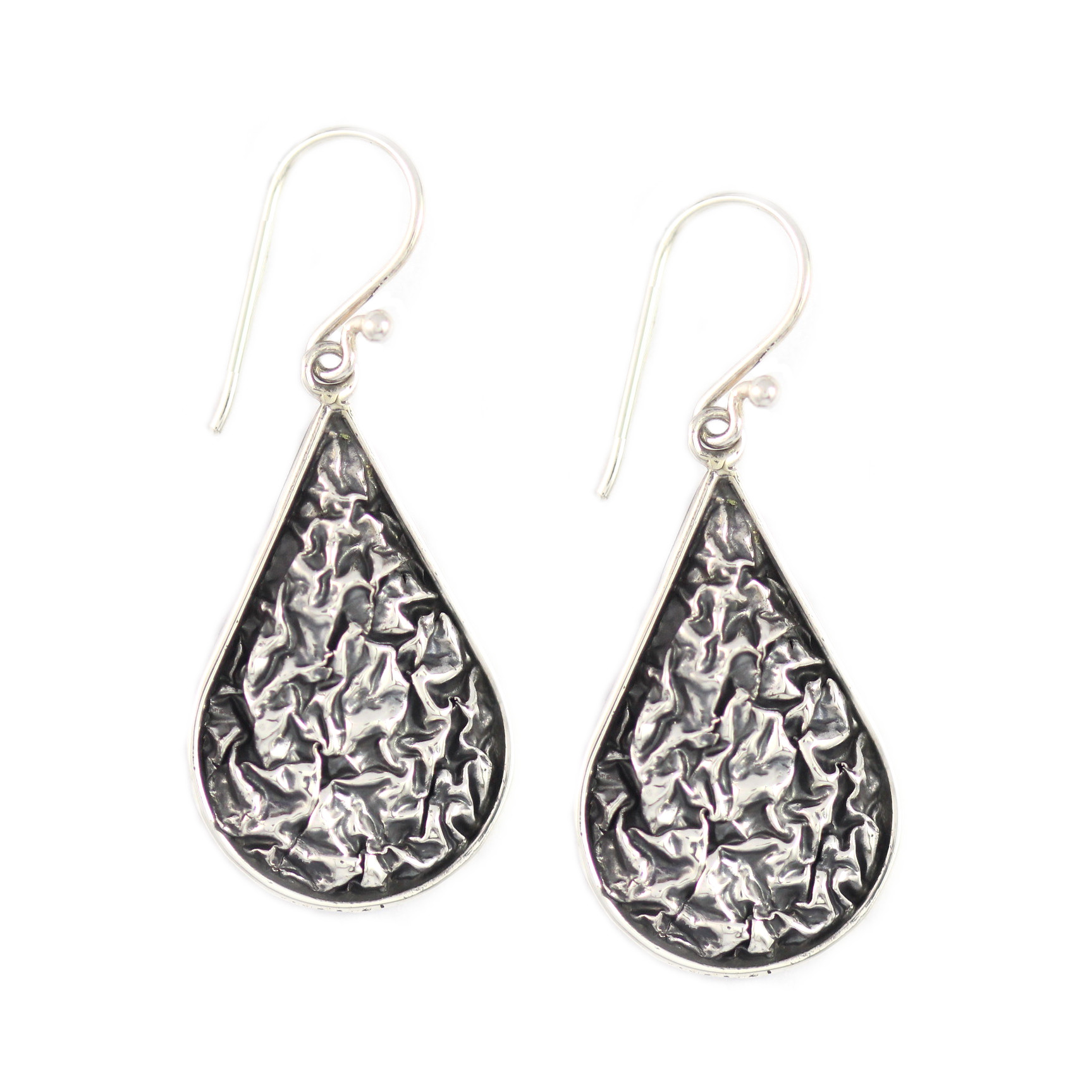Anting Perak Asli Bejek Tetes E834 - Gambar 1