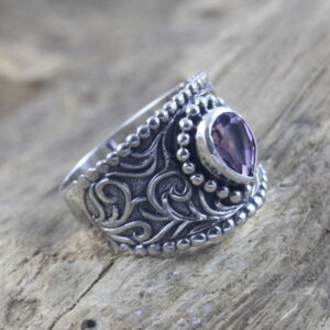 Cincin Perak Bun Jawan Permata R338 - Gambar 2