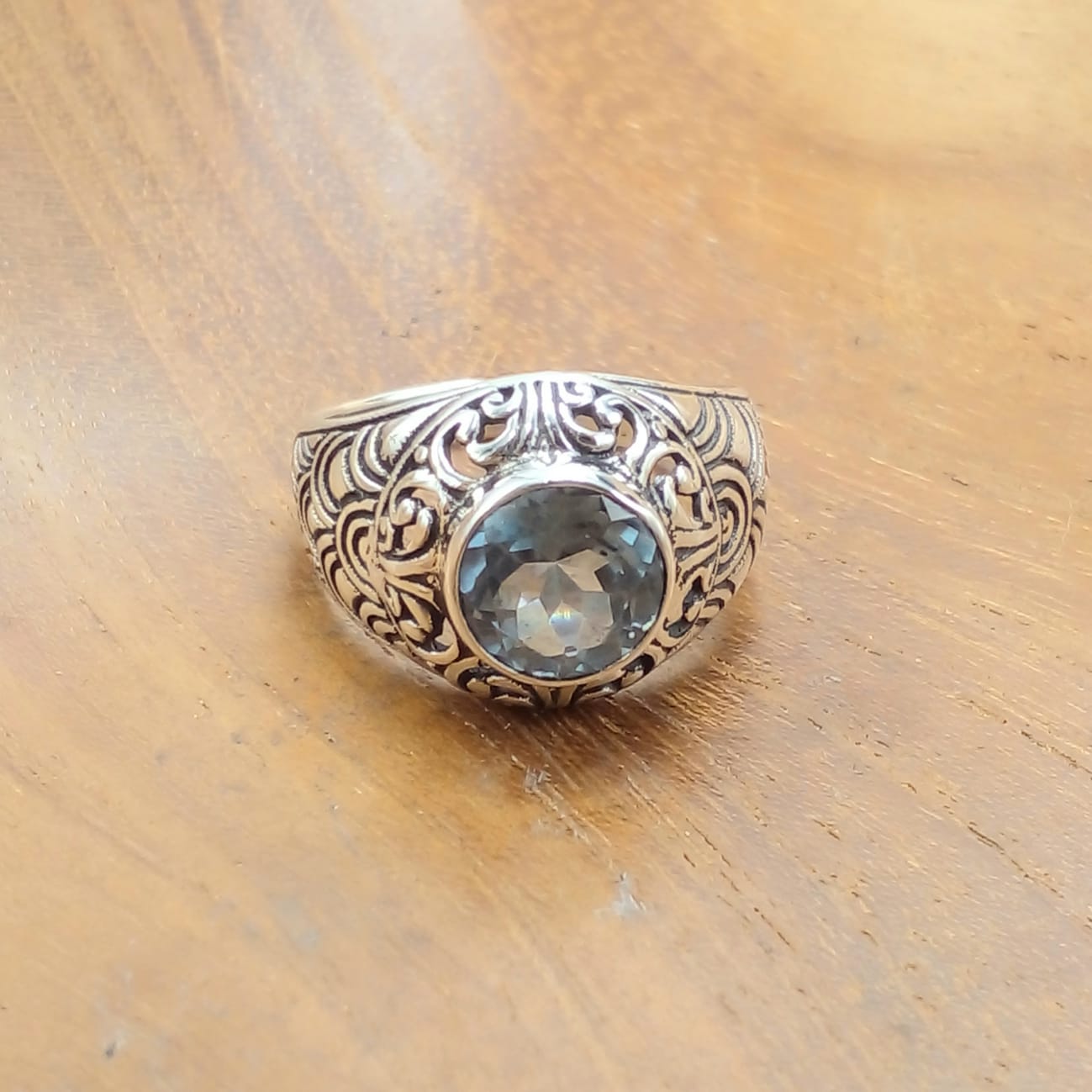 Cincin Perak Bun Jawan Permata R339 - Gambar 3