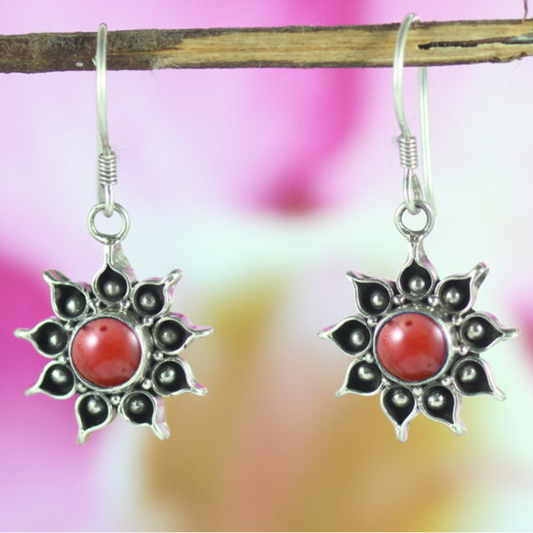 Anting Perak Bunga E755