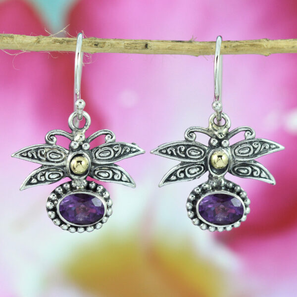 Anting Perak Capung Jawan E1270
