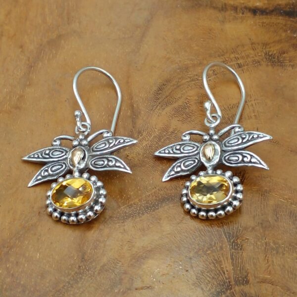Anting Perak Capung Jawan E1270