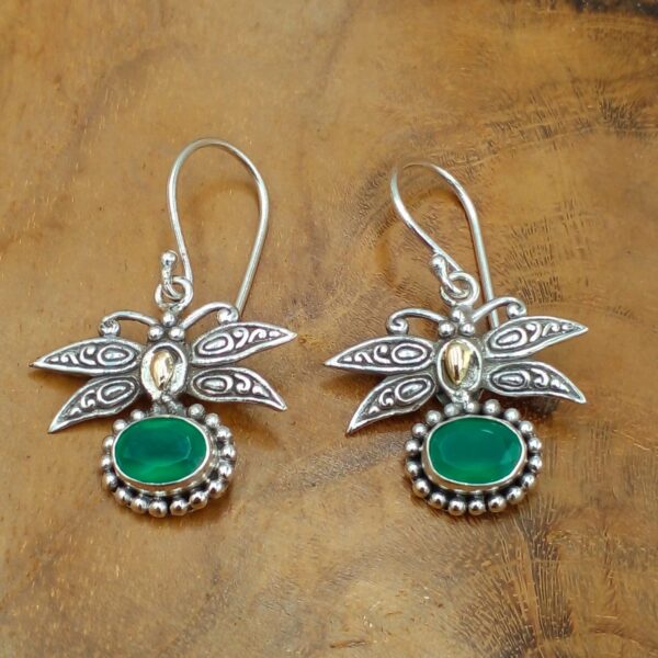 Anting Perak Capung Jawan E1270