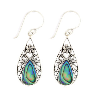 Anting Perak Bun Shell Tetes E955