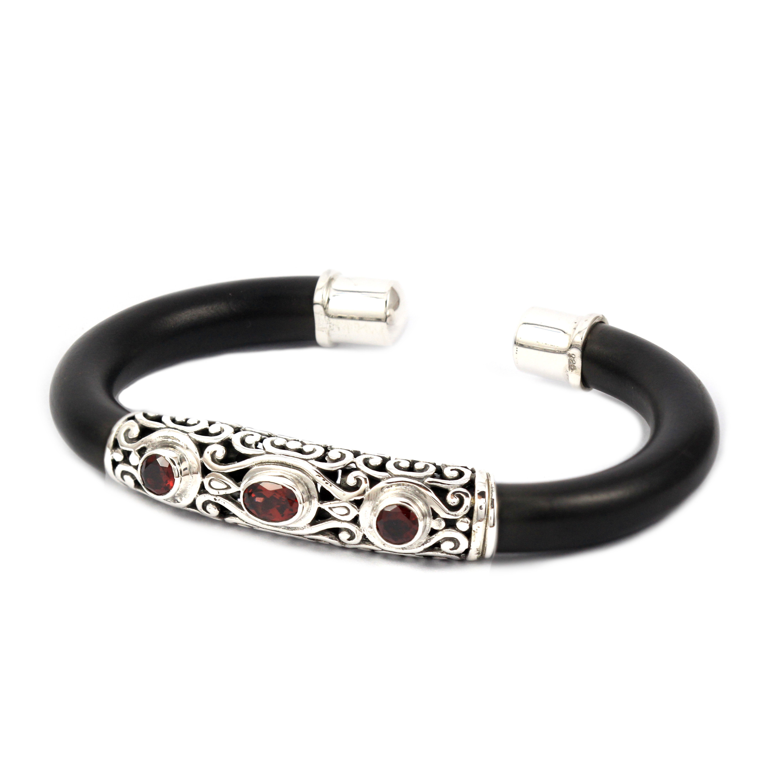 Gelang Perak Rubber Bun B132 - Gambar 1