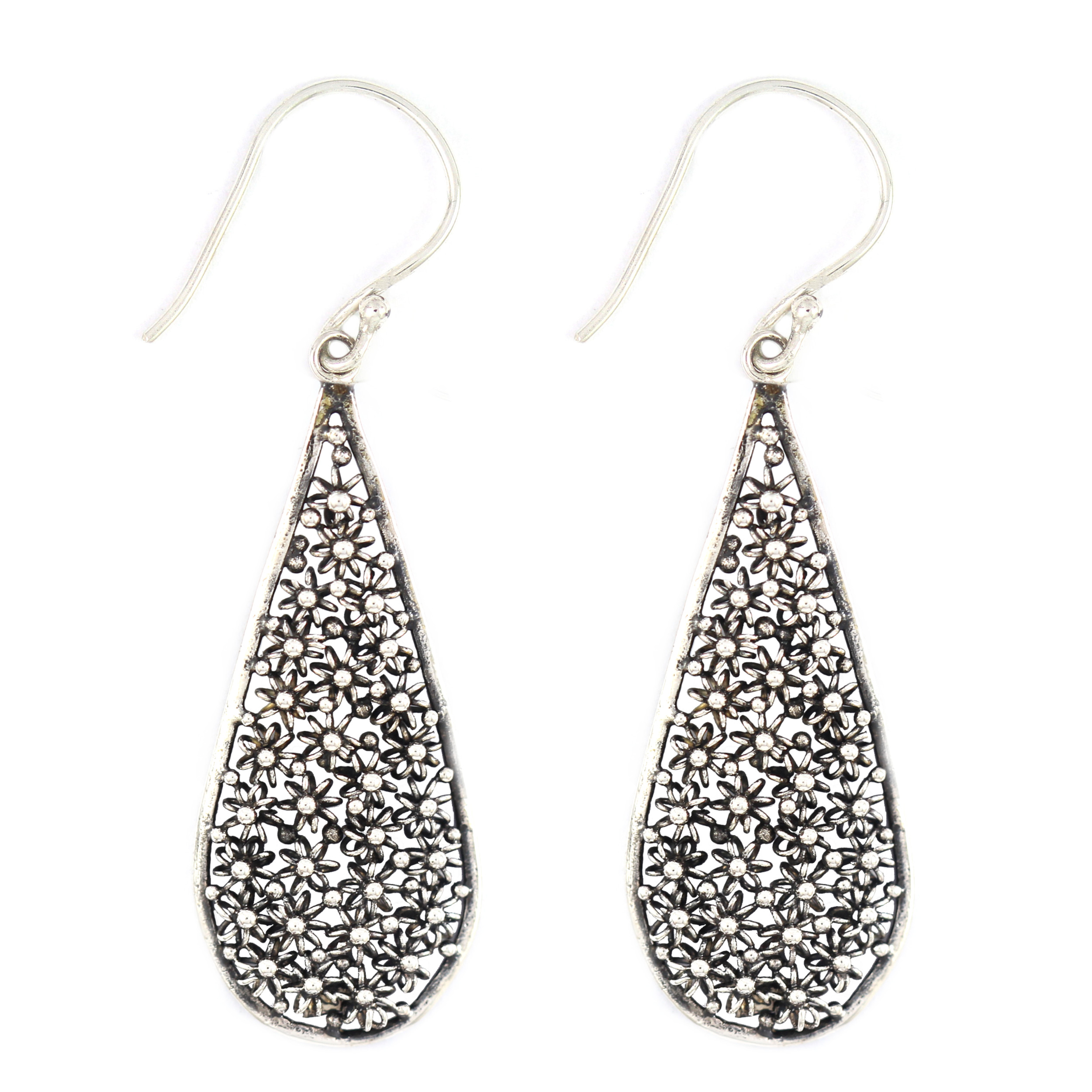 Anting Perak Bun Paye Tetes E794 - Gambar 1