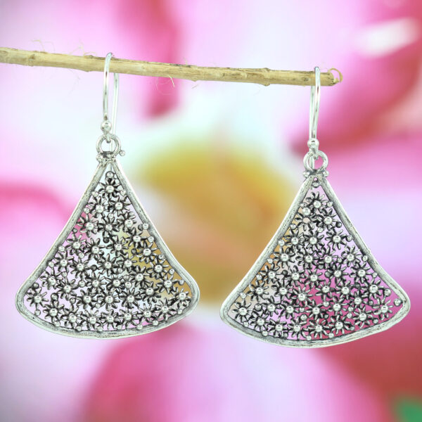 Anting Perak Bun Paye Segitiga E901