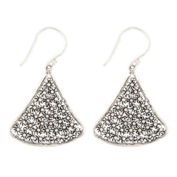 Anting Perak Bun Paye Segitiga E901