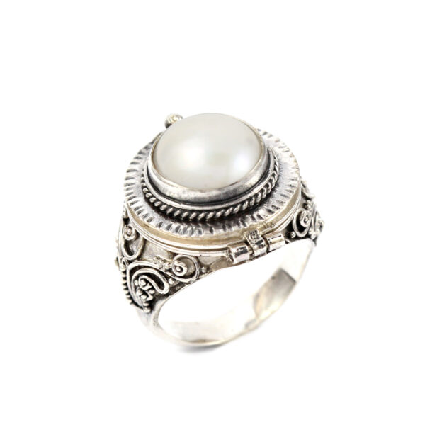 Cincin Perak Box Bun Kawat Plintir R328