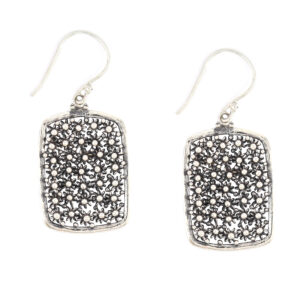 Anting Perak Bun Paye Kotak E954 - Gambar 1