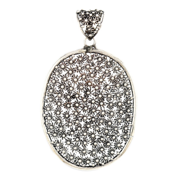 Liontin Perak Bun Paye Oval P497