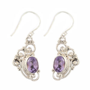 Anting Perak Bun Permata E222