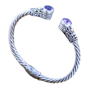 Gelang Perak Cabel Bun Permata B379 - Gambar 1