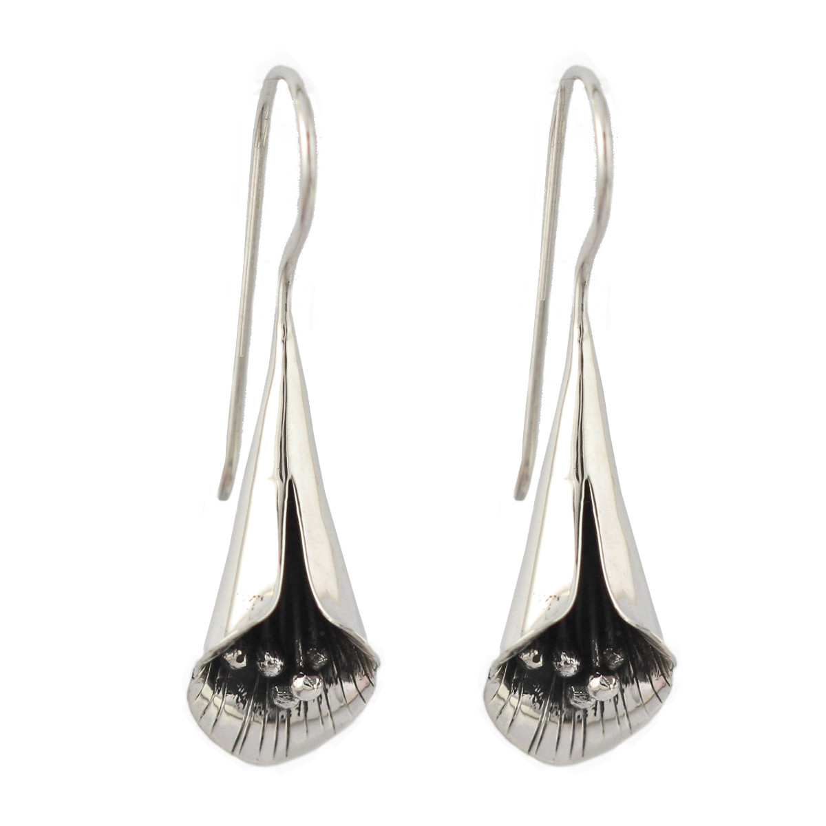 Anting Perak Calla Lily E475 - Gambar 1