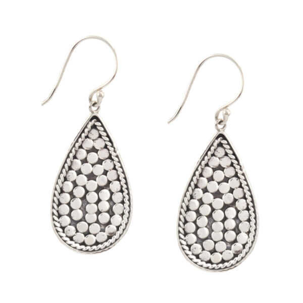 silver earring E633