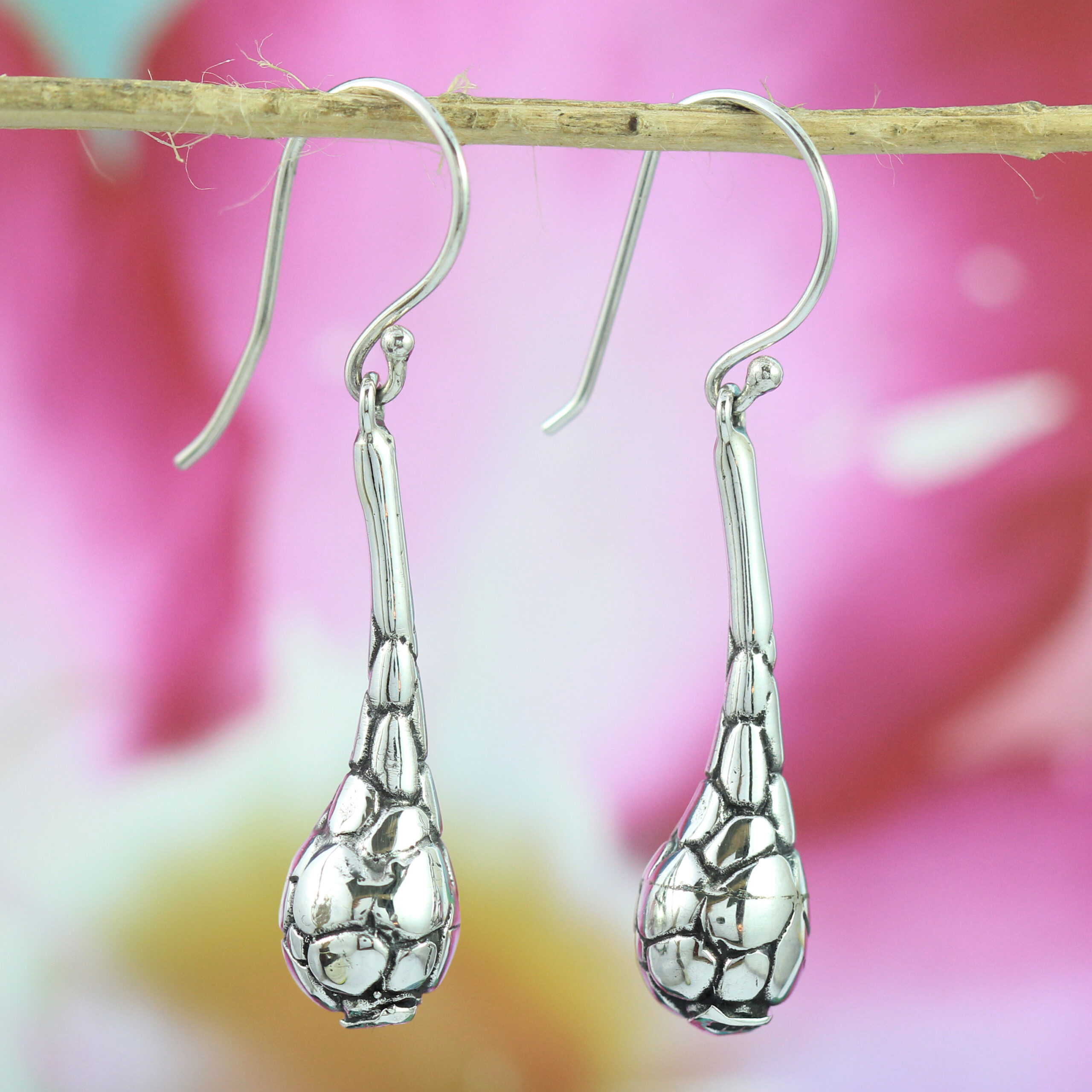 silver earring E715