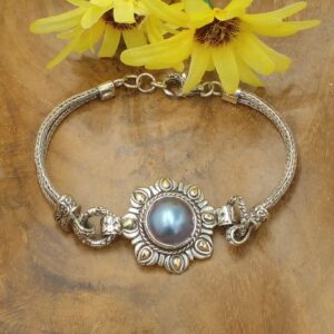 Gelang Perak Mutiara Mabe