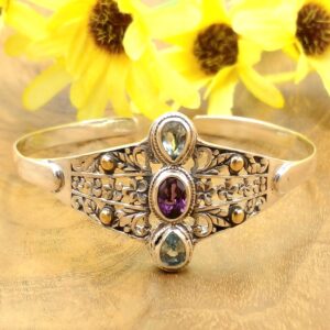 Gelang Perak Cuff Bali
