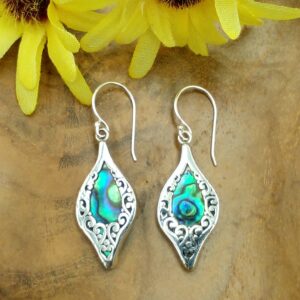 Anting Kerang Perak Bali