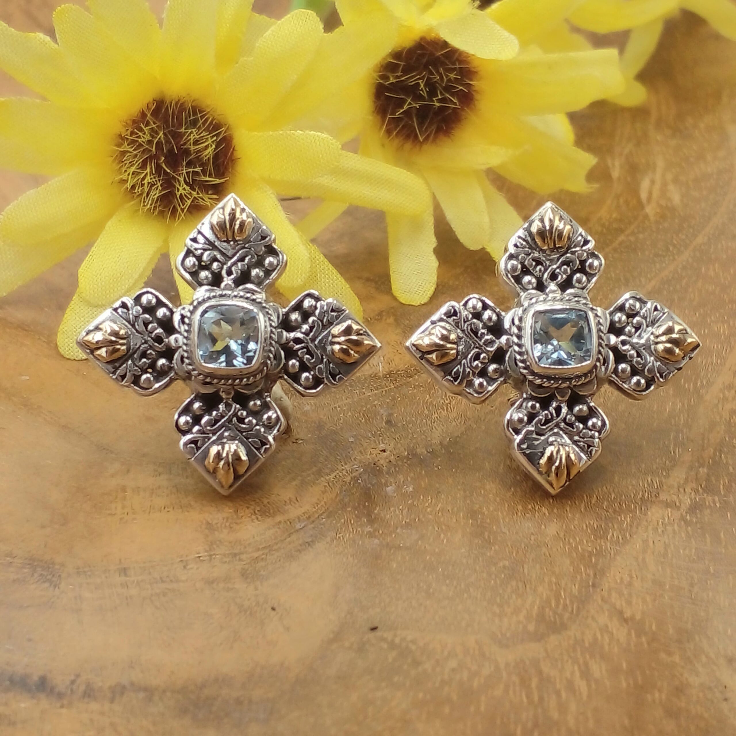Anting Tusuk Klip Perak