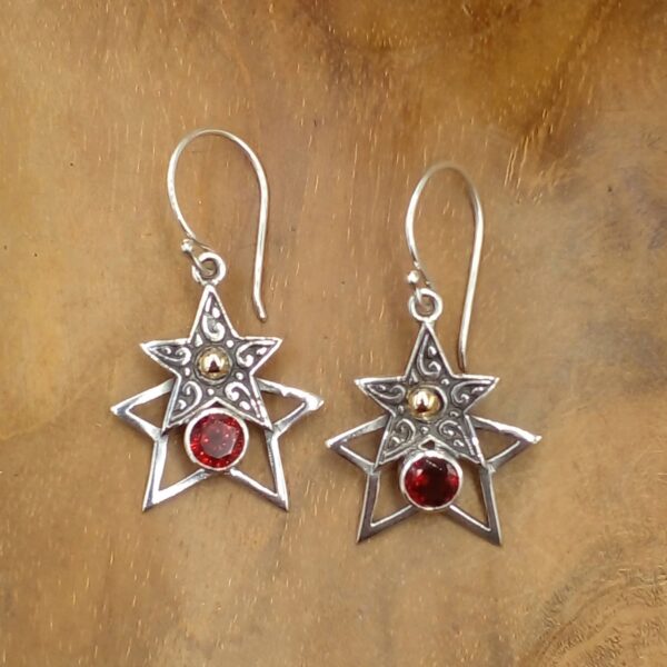 Anting Perak Bali Bintang