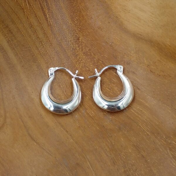 Anting Perak Polos Kreol