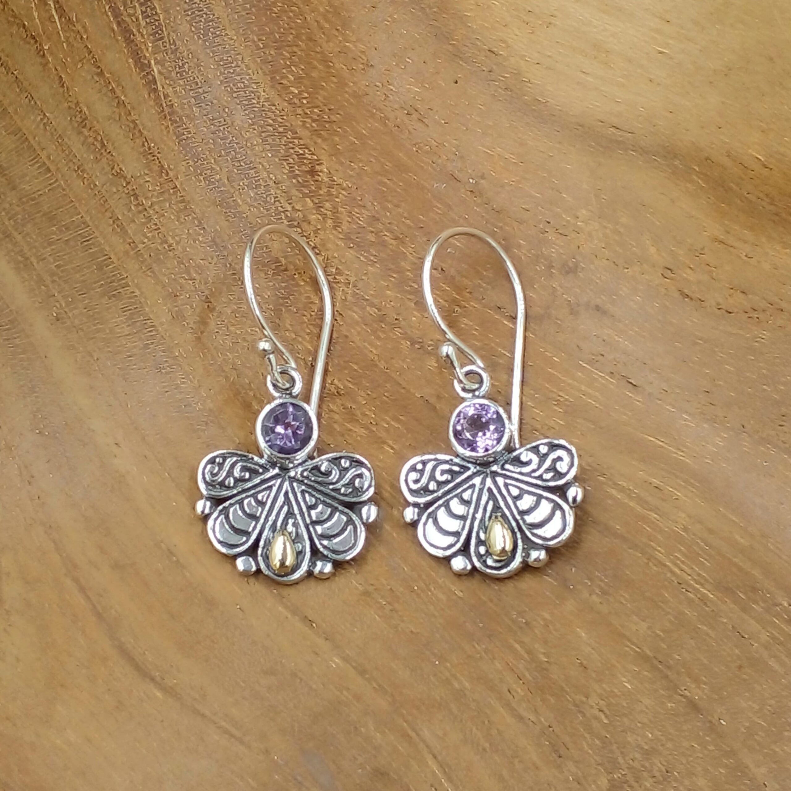 Anting Perak Kipas Bali