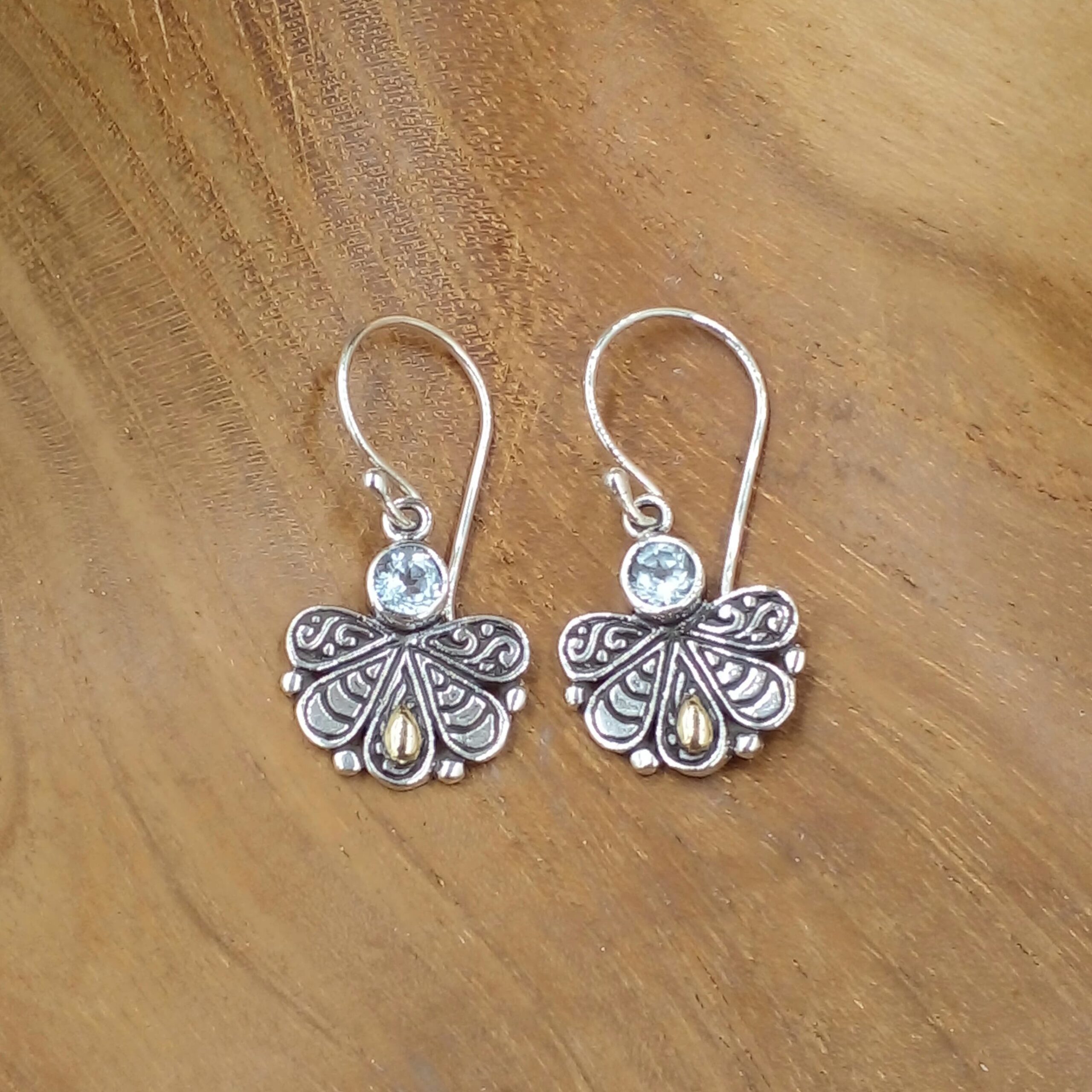 Anting Perak Kipas Bali