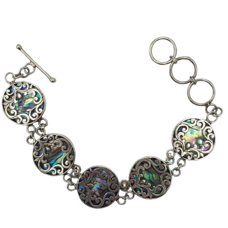 gelang kerang perak bali