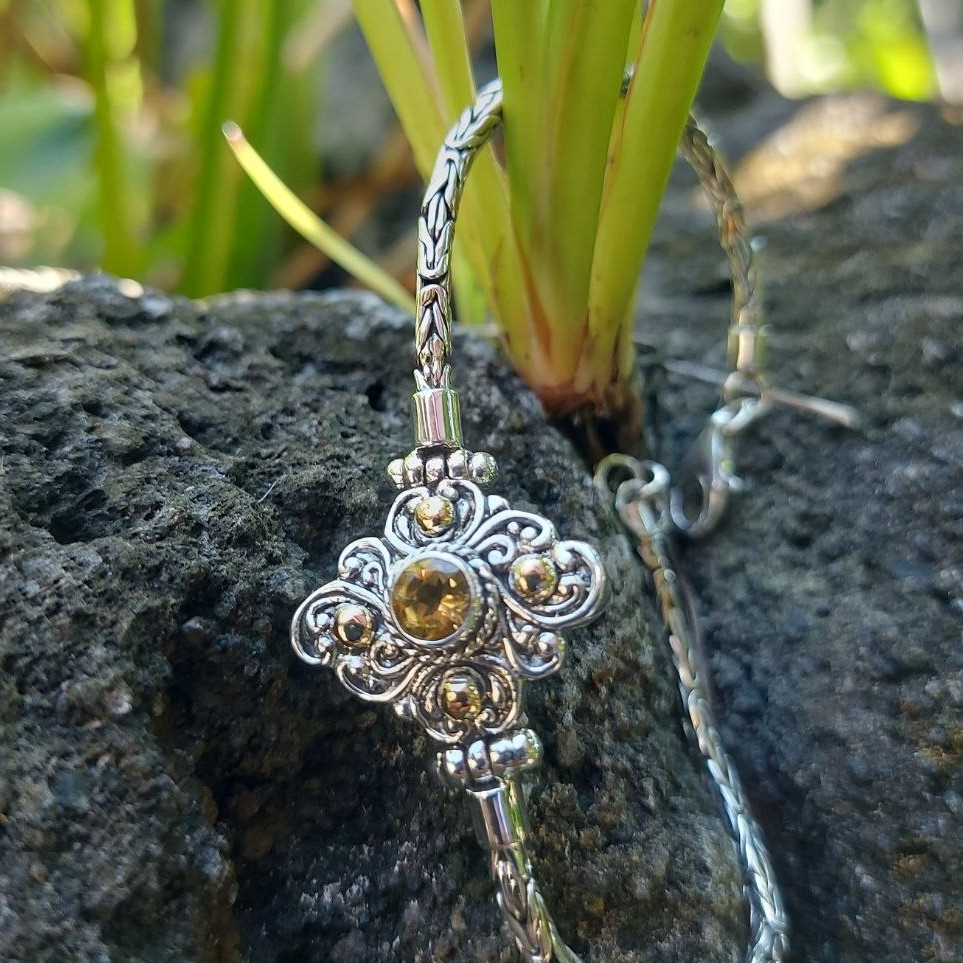 Gelang Perak Wanita Elegan Bali B573 - Gambar 4