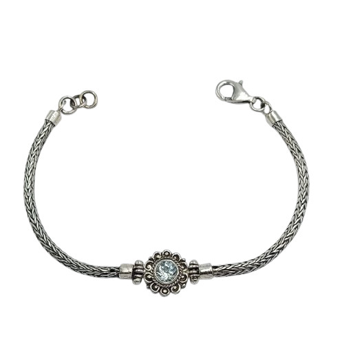 gelang permata perak