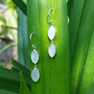 Anting Perak Kerang Markis Ganda E1848 - Gambar 6