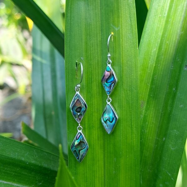 Anting Perak Kerang Wajik Ganda E1850