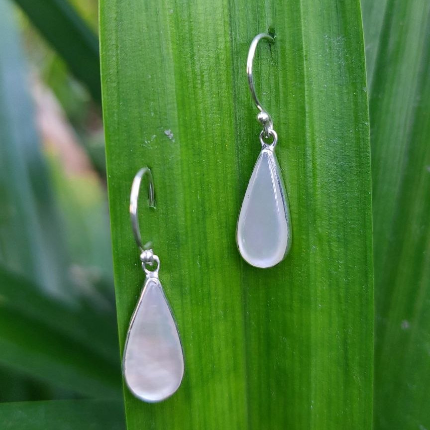 Anting Perak Kerang Tetes E1861 - Gambar 6