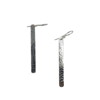 anting perak polos