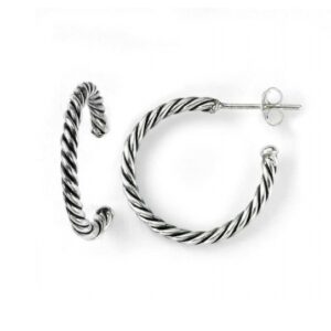 anting perak twist