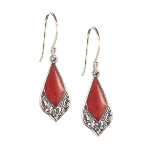 Anting Kerang Bali Perak Asli E791