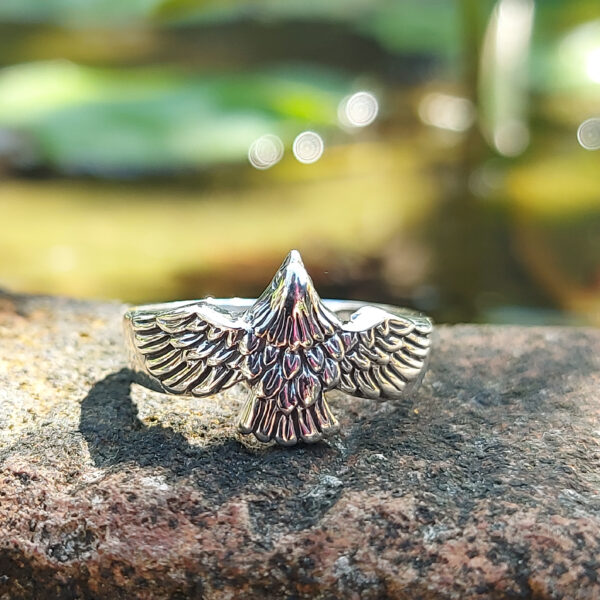 Cincin Elang Perak Asli R726