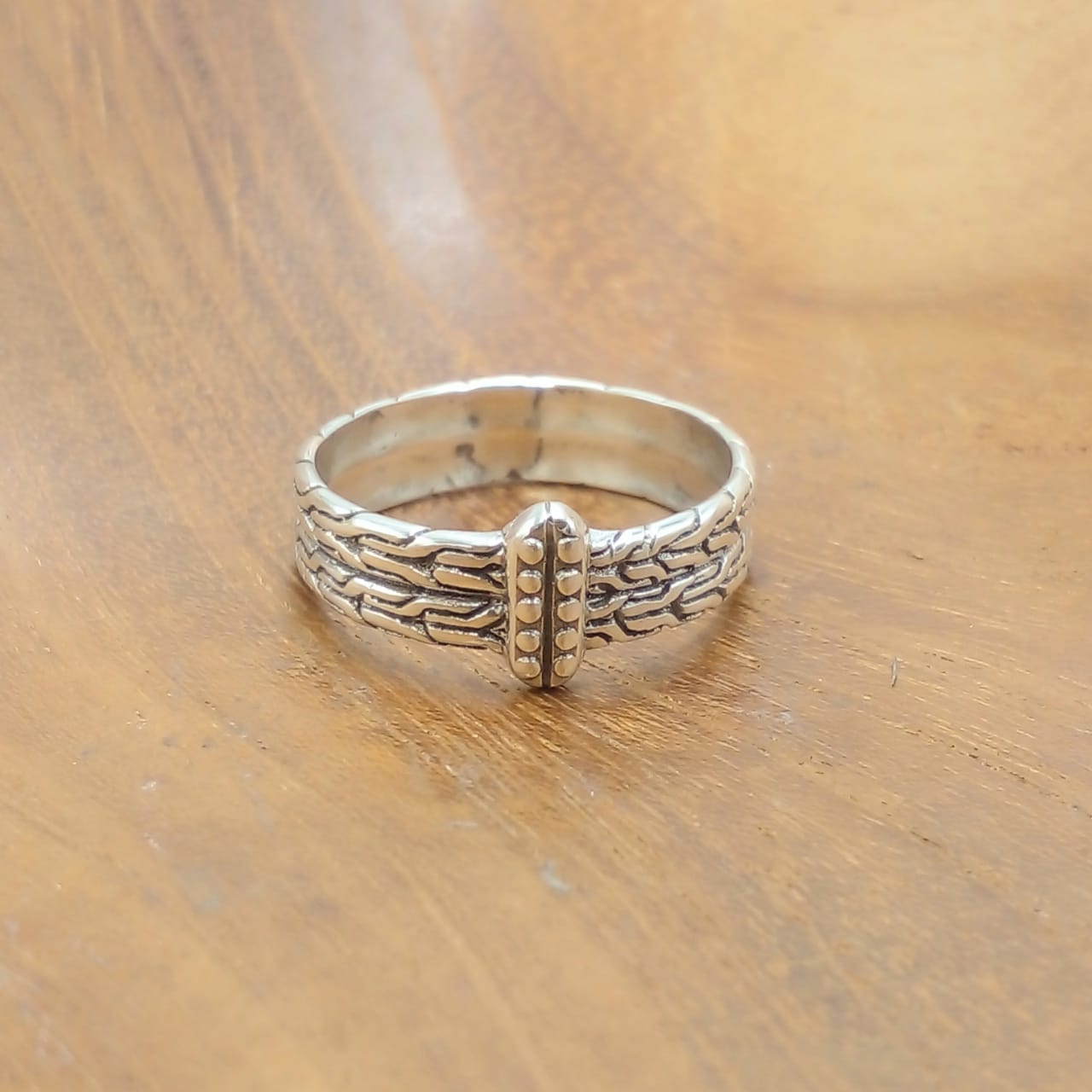 Cincin Perak Tulang Naga Ganda R750 - Gambar 3