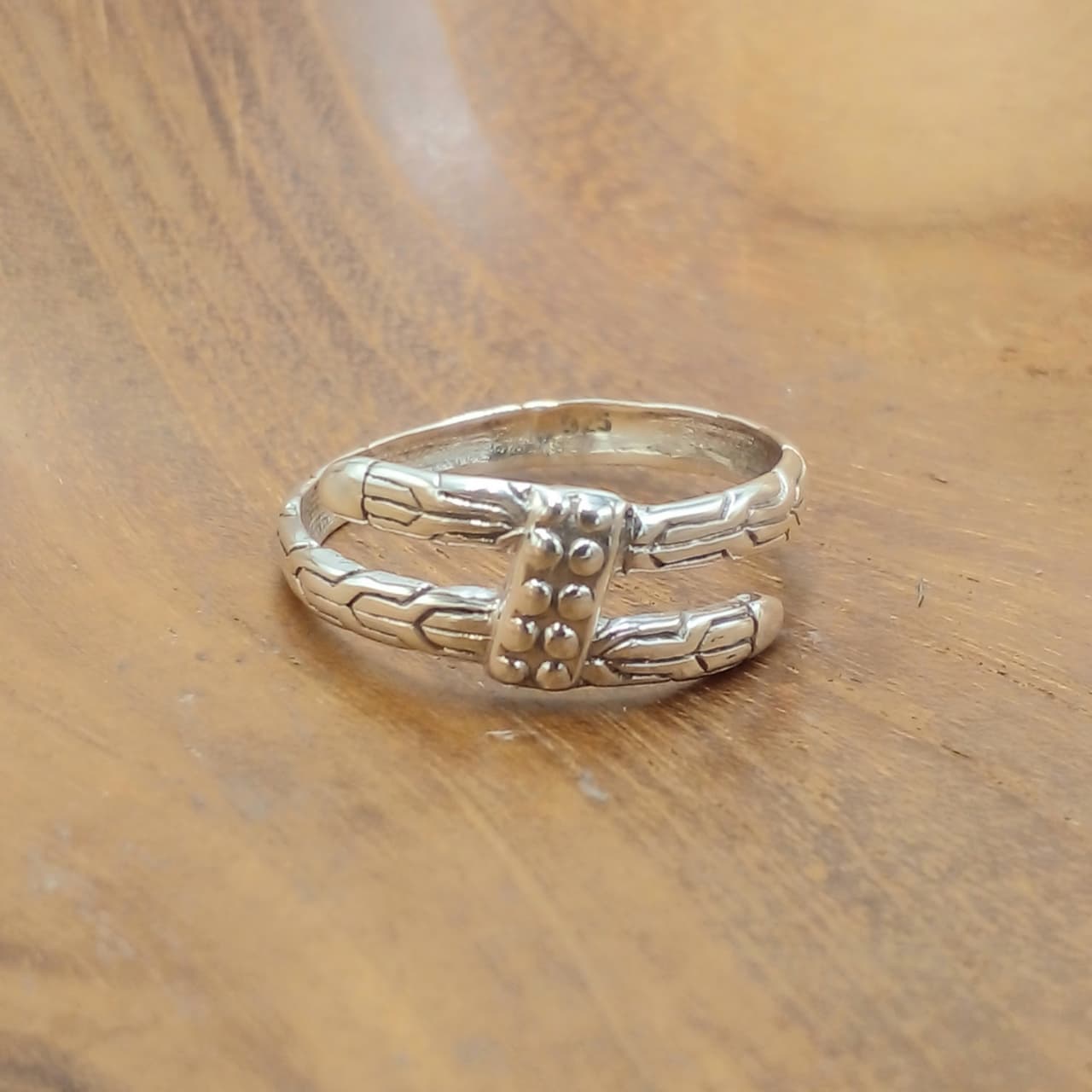 Cincin Perak Tulang Naga Baypass R752 - Gambar 3