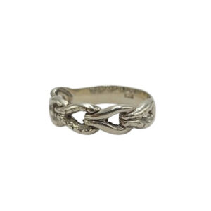 Cincin Perak Rantai Setengah R753 - Gambar 2
