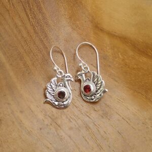 Anting Perak Angsa Permata E1833 - Gambar 3