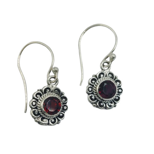 anting perak bali permata