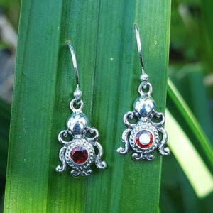 Anting Perak Gurita Permata E1881 - Gambar 4