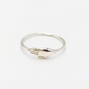 Cincin Perak Motif Tangan R696 - Gambar 2