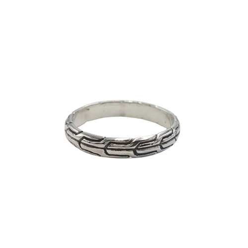 cincin perak minimalis